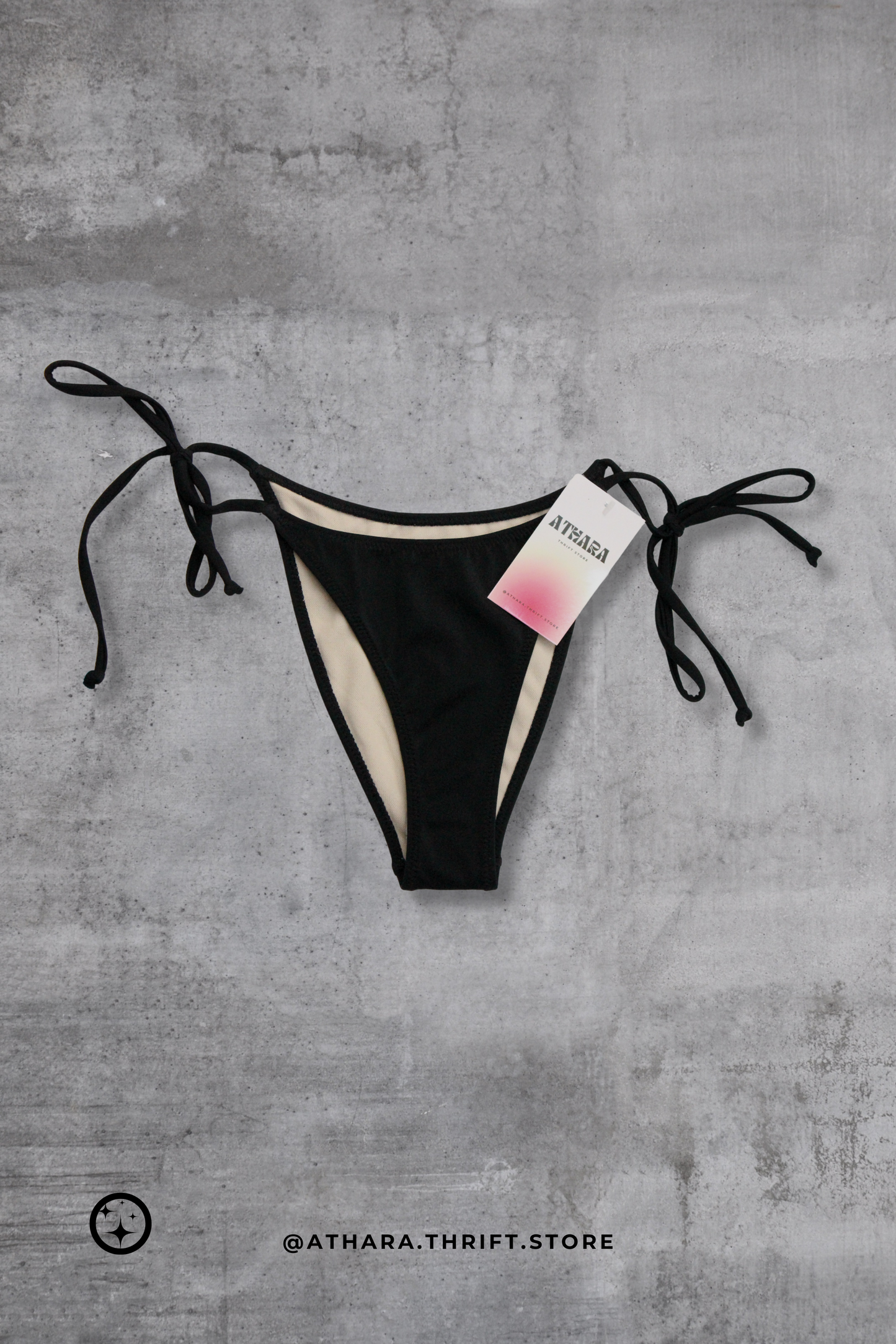Calzón Negro Ajustable Pacsun