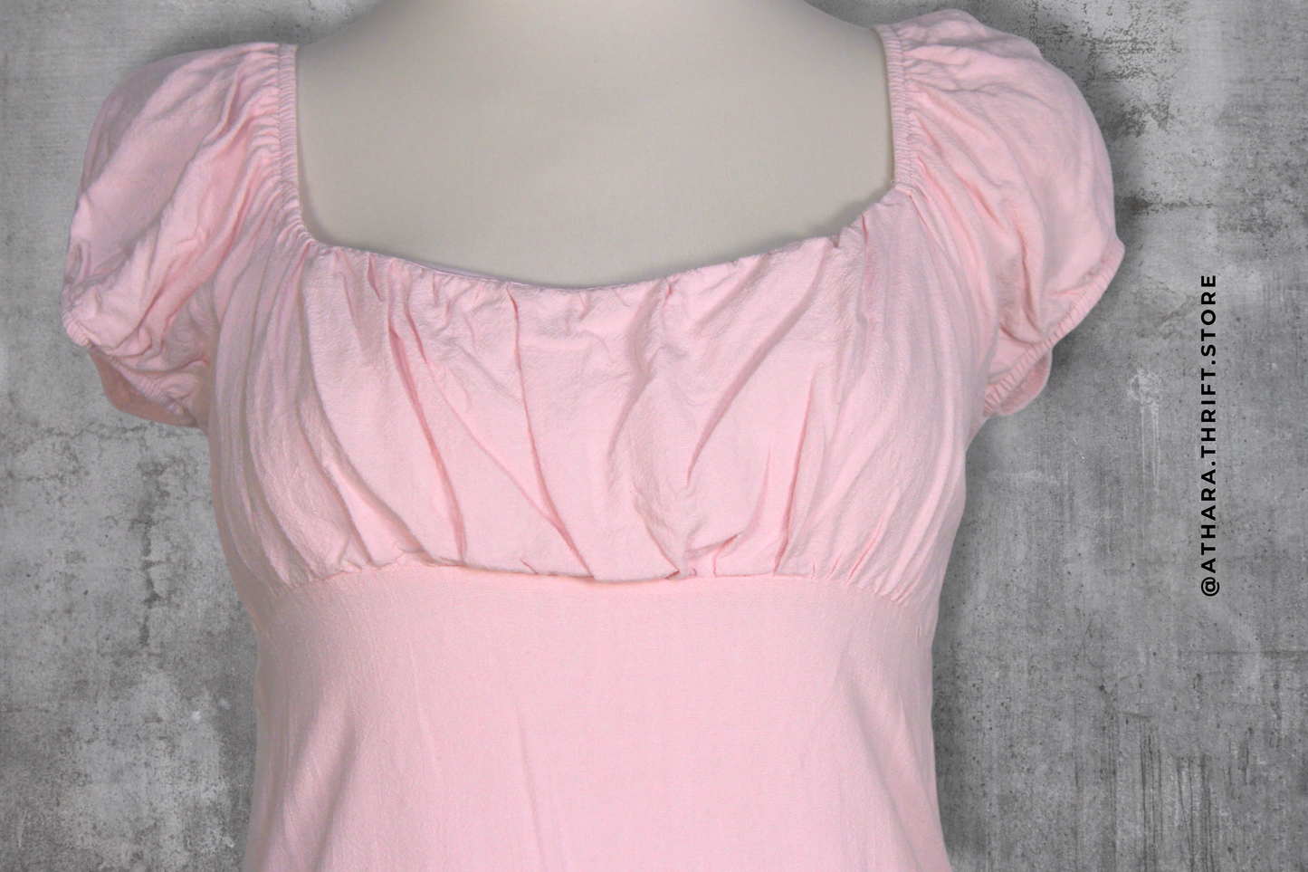 Vestido tipo picnic rosa