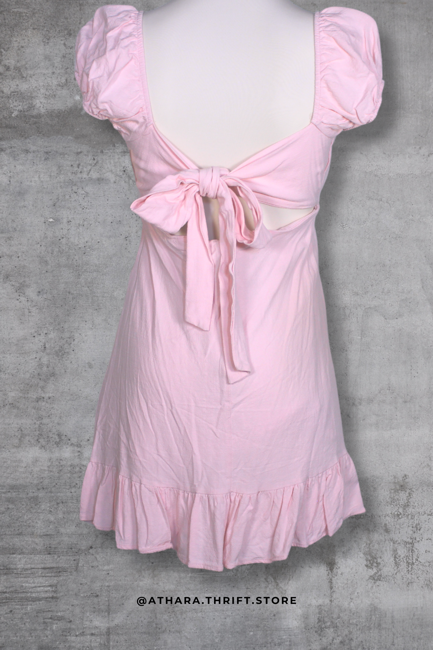Vestido tipo picnic rosa