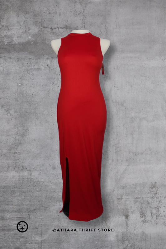 Maxi vestido rojo