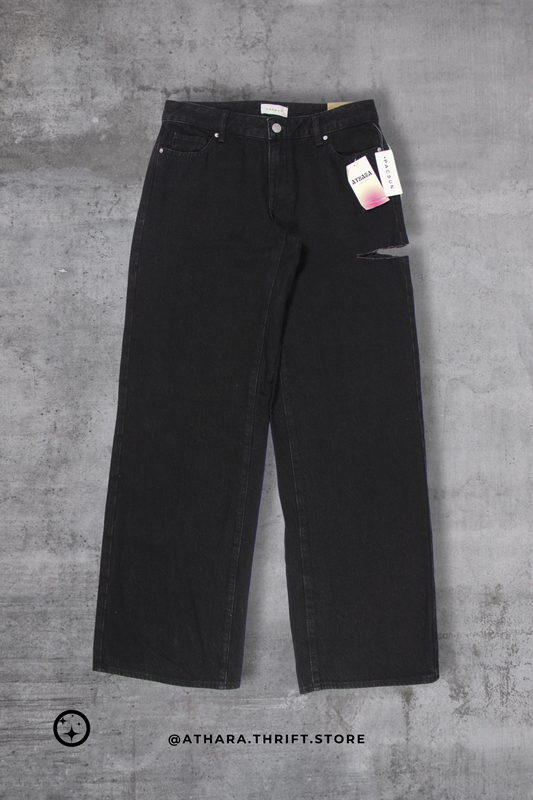 Jeans negros low waisted