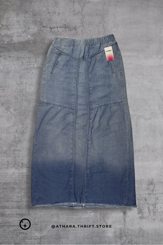 Maxi falda denim