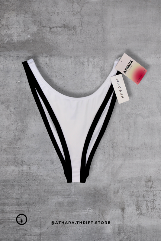 Calzón Blanco con Negro Pacsun
