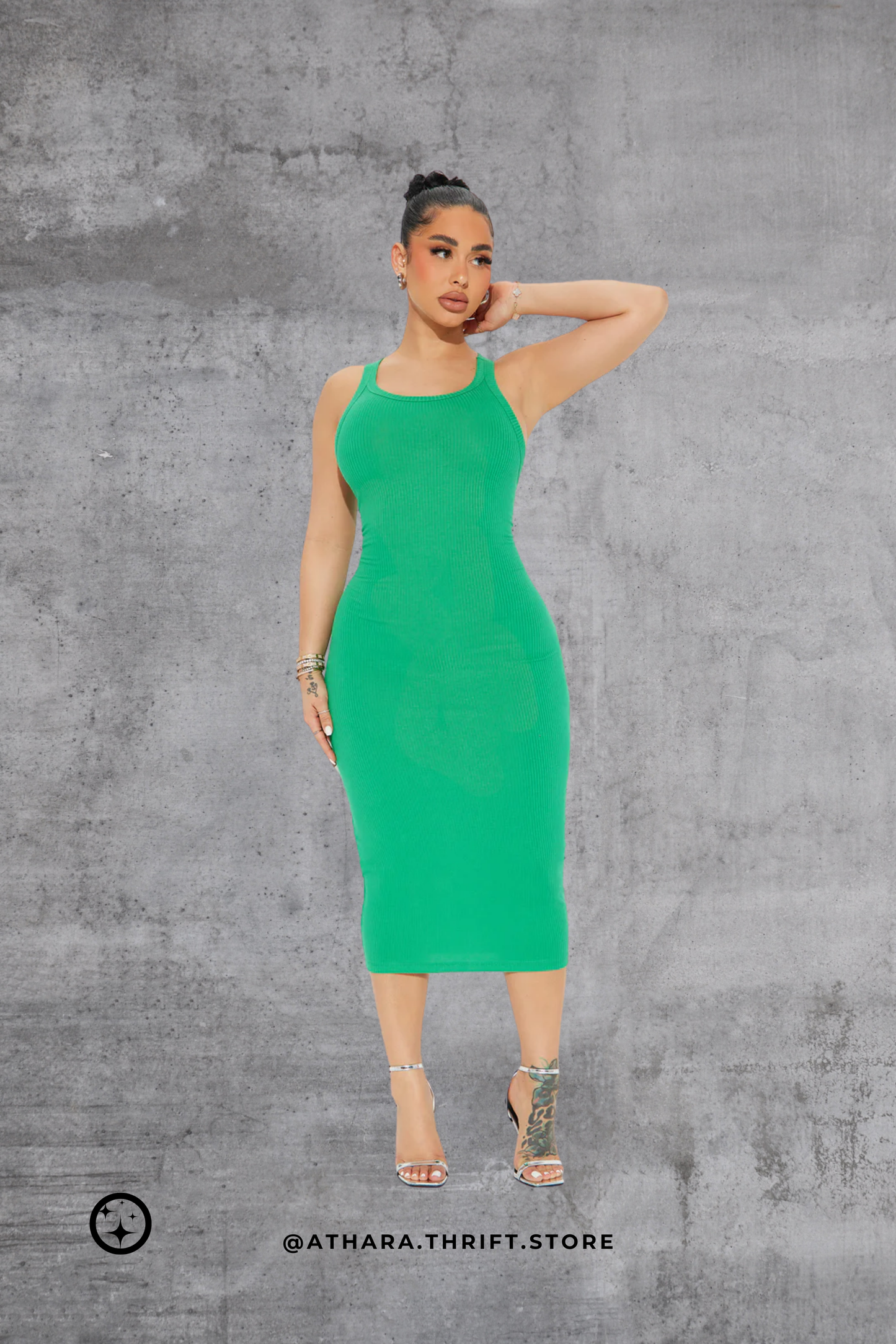 Vestido Verde Halter