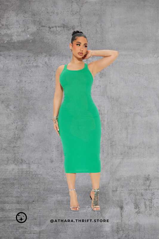 Vestido Verde Halter